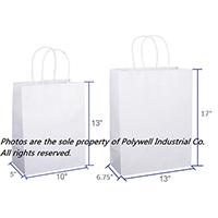 White Kraft Paper Bag - Standard Sizes